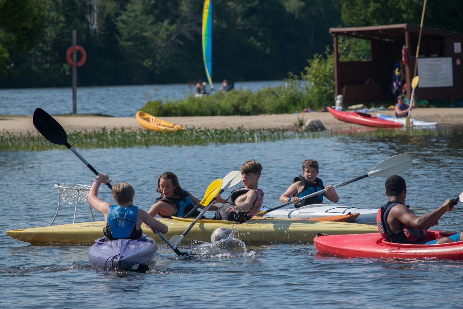 Kayaking, Hockey Opportunity Summer Camp